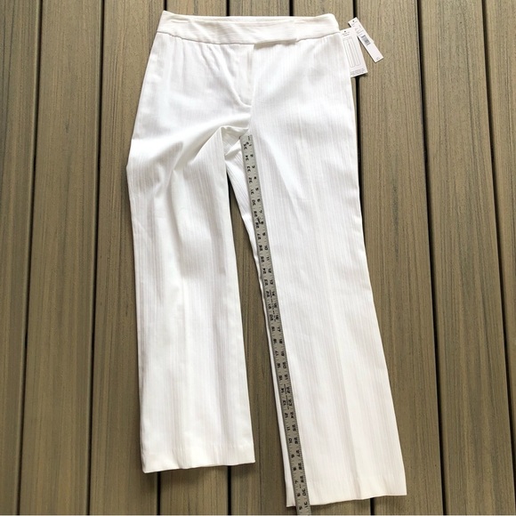 NWT Alex Marie White Wide Leg Pants Size 8 - Picture 6 of 10